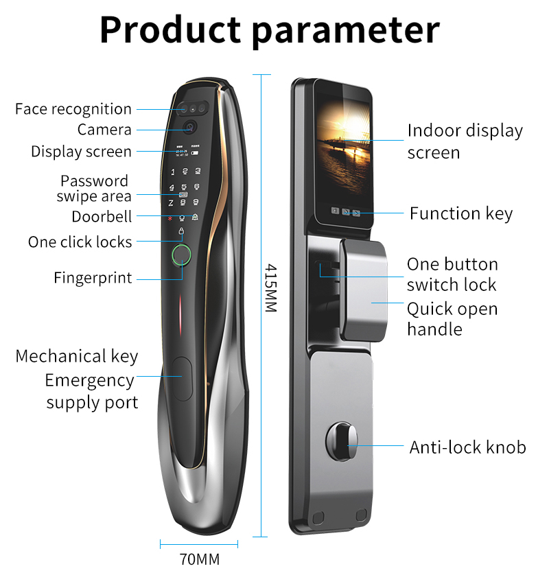 TYSH Tuya Security Fingerprint - Home Security And Cameras บทวิจารณ์และราคา