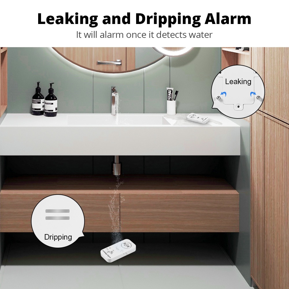 KERUI Wireless Water Sensor 90 - Home Security Outdoor บทวิจารณ์และราคา