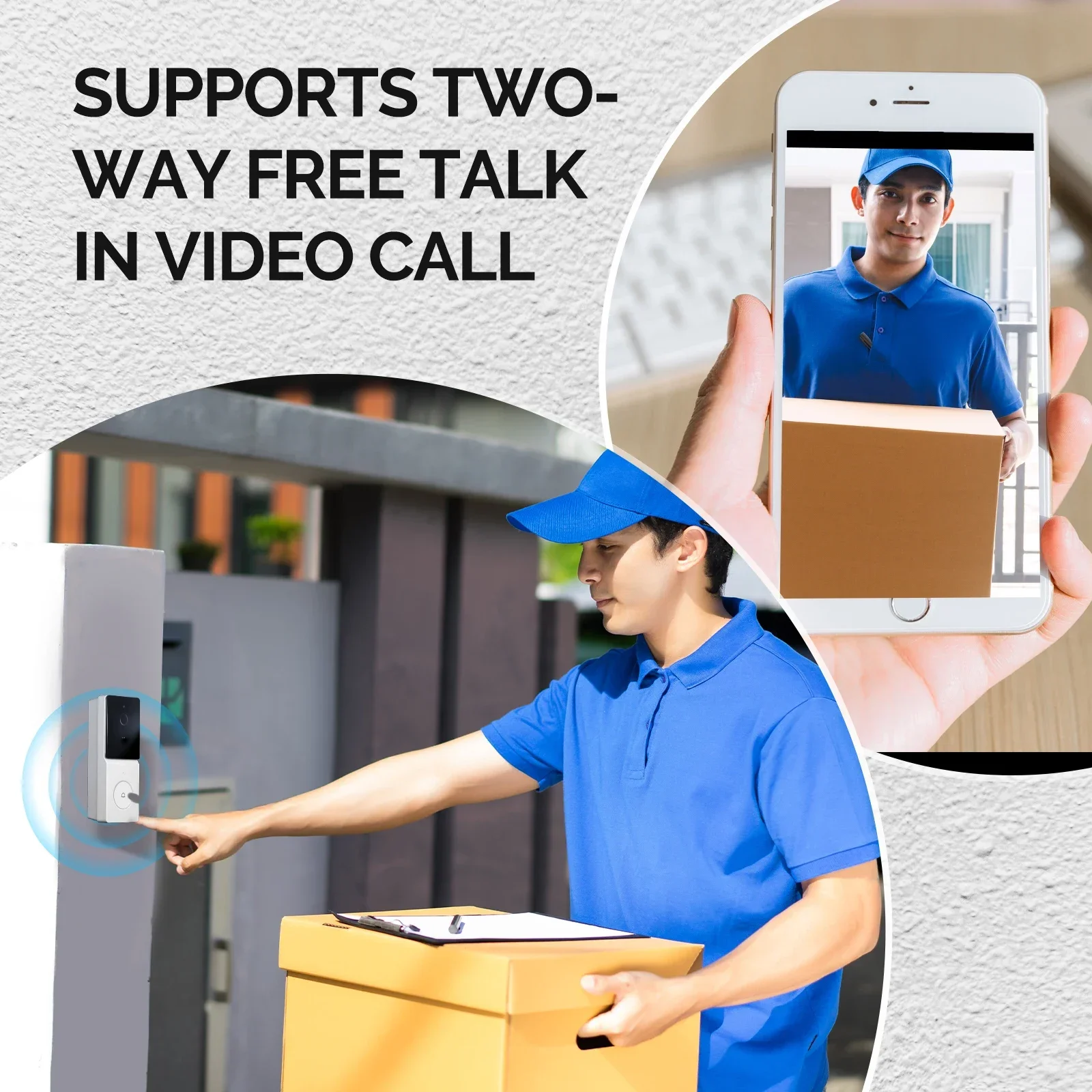 MOES Tuya Smart WiFi Video Doo - Home Security Camera Installation บทวิจารณ์และราคา